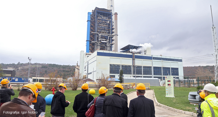 Otvoreno gradilište DeNOX postrojenja Termoelektrane Plomin 2