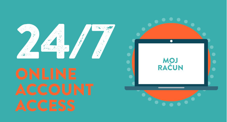 Moj račun - online access to account balance