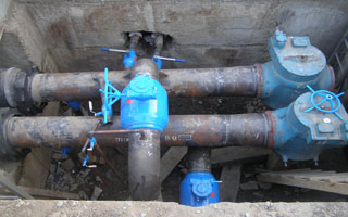 Puknuće magistralnog vrelovoda na Trešnjevci