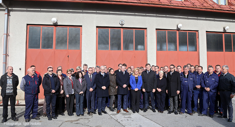 Predsjednica posjetila HEP-ov pogon u Skradu