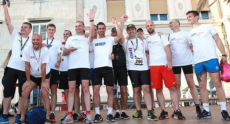 HEP osvojio treće mjesto na prvoj B2B RUN utrci u Splitu 