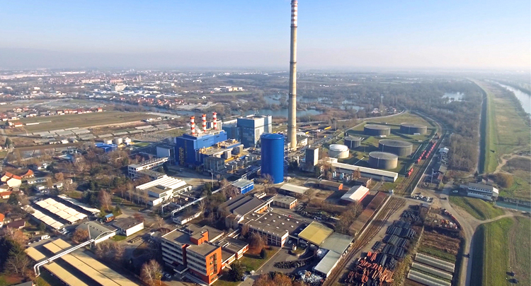 Ispuhivanje kotla bloka C u TE-TO Zagreb 